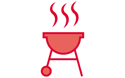 fahrbarer Grill - Icon