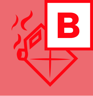 Brandklasse B Icon Brandklasse B