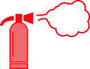 Leistungsstark: GREEN Foam Feuerlöscher Icon fluorfreier Feuerlöscher