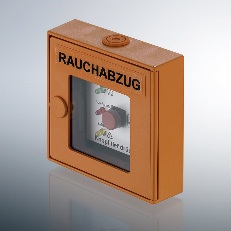 Rauchabzug (RWA)  Taster in Orange